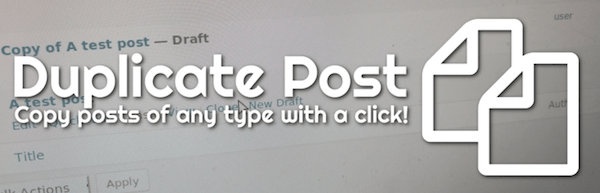 Duplicate Post Plugin duplicare articoli e pagine WordPress